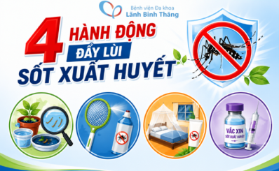 (HCDC) 4 Hành động đẩy lùi sốt xuất huyết